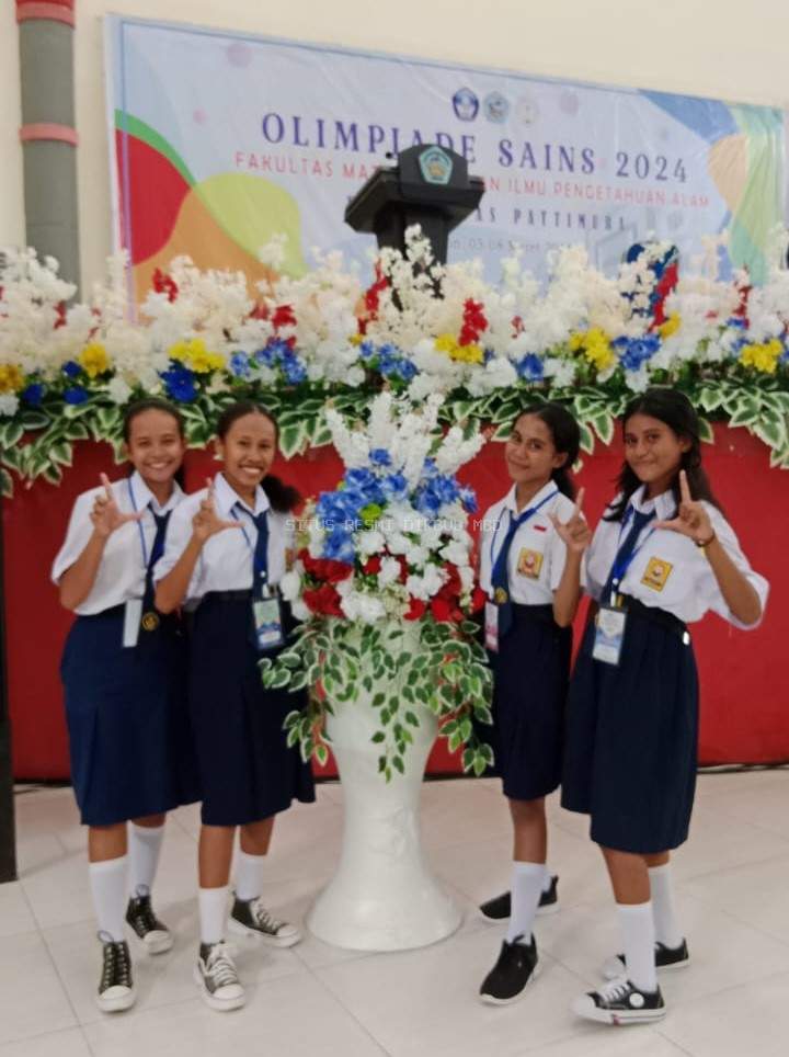 LOUIS KEREN SACHEUS PERAIH PERUNGGU DALAM AJANG OLIMPIADE SAINS MIPA PROVINSI MALUKU TAHUN 2024